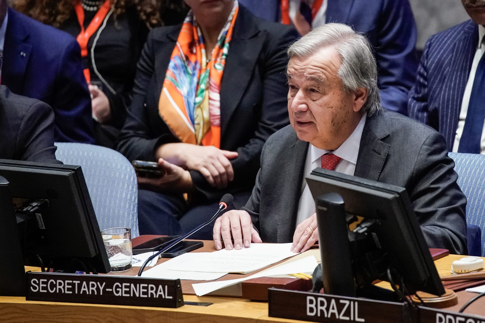Antonio Guterres en el Consejo de Seguridad de la ONU / FUENTE: Agencia EFE 