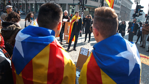 Independentistas catalanes / Fuente: Montecruz Foto 