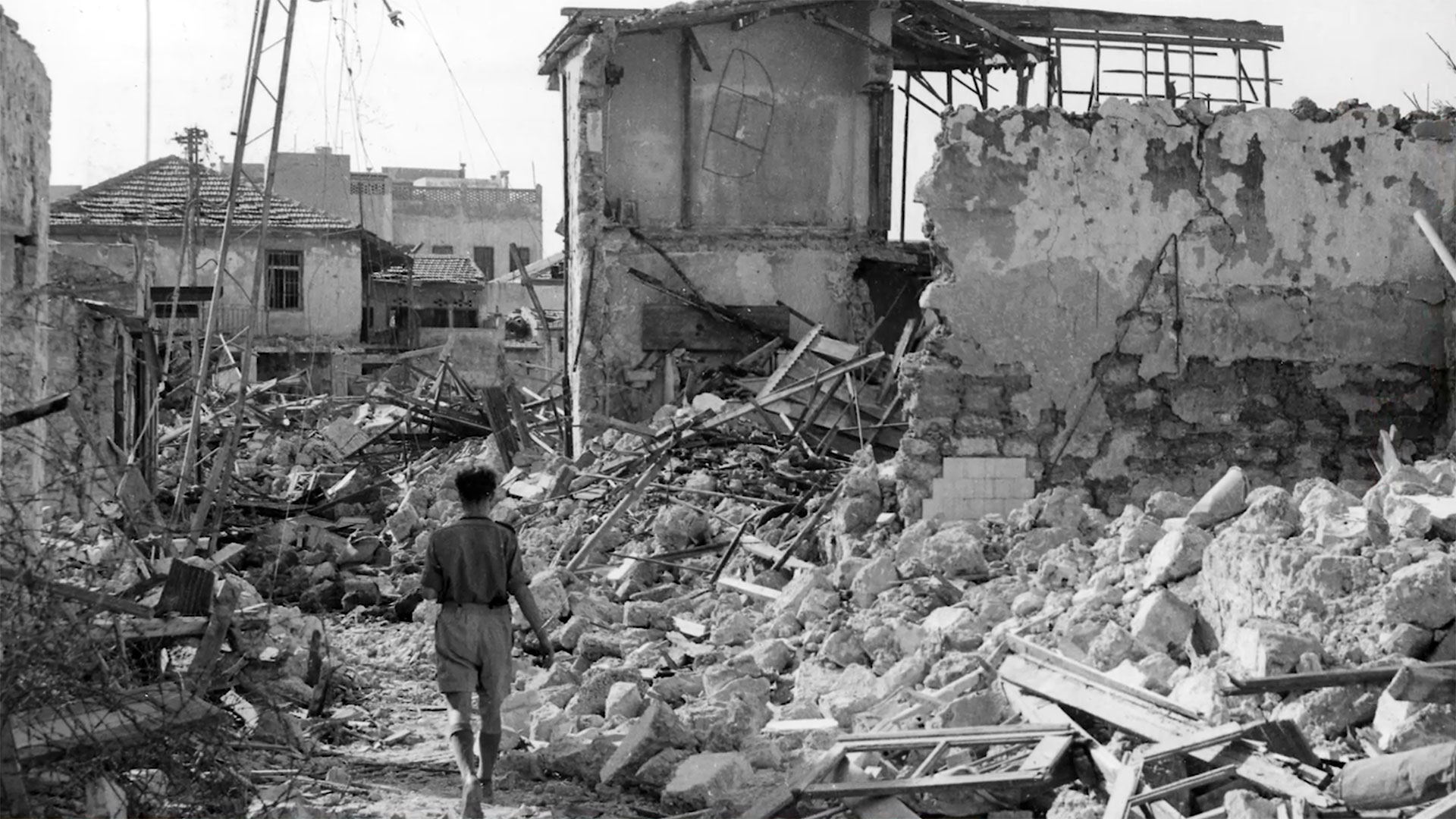 Aaron Gilchrest para NBC News en un reportaje del conflicto.