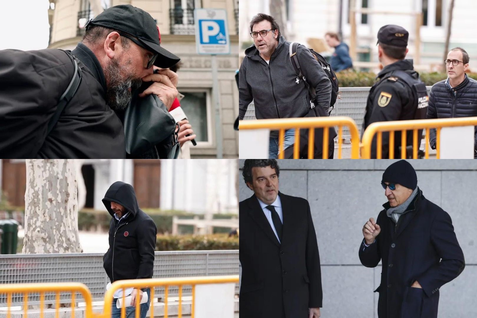 Arriba a la izquierda, Koldo García. Arriba a la derecha, Joseba García e Iñigo Rotaeche. Abajo a la izquierda, Víctor de Aldama. Abajo a la derecha, Juan Carlos Cueto. Fuente de todas las imágenes: EFE